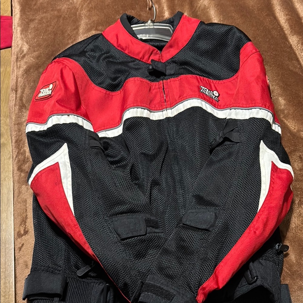 Joe Rocket Performance Jacket in Red and Black MOTORCYCLE JACKET PADED 🏍️